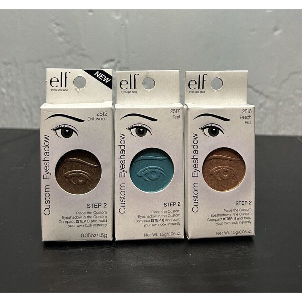 E.l.f. Elements Custom Eye Shadow, 3 Pack  , 0.05 Oz